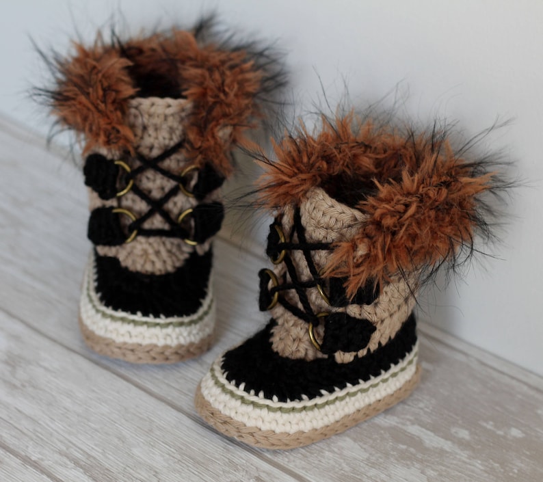CROCHET PATTERN Summit Snowboots Intrepid Boots PATTERN only English Language Only image 3