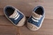 CROCHET PATTERN - 'Crete' Sneaker, Modern Pattern, low top sneaker, cute blue crochet baby shoes, cool boys shoes    English Language Only 