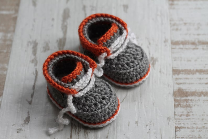 CROCHET PATTERN Baby Boys Modern Cool Booties Taika Boot Crochet Patterns for babies boys English Language Only image 1