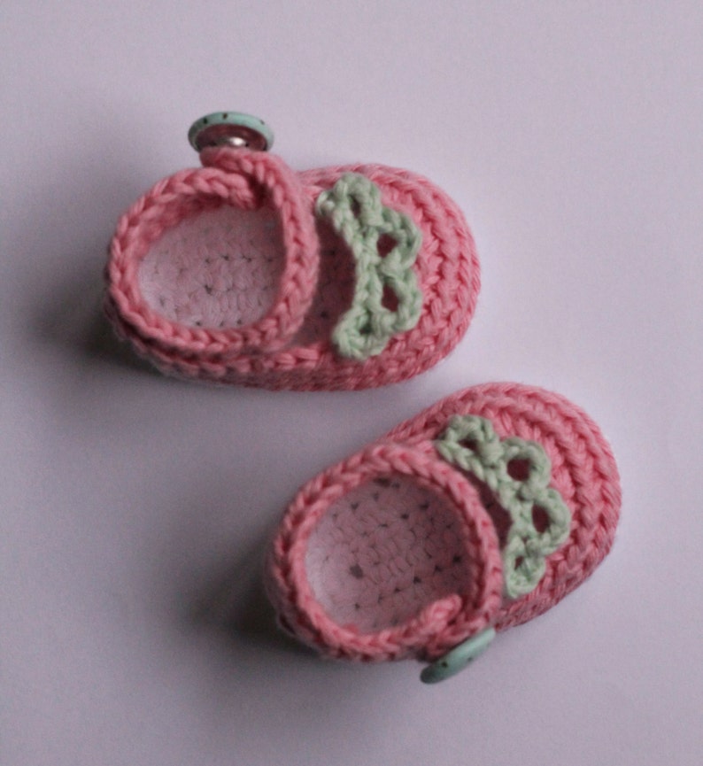 CROCHET PATTERN Sierra Maryjanes cute baby girls summer sandals PDF pattern, instant download. English Language Only image 3