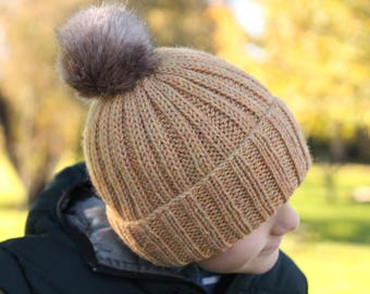 KNITTING PATTERN - "Nash Slouchy Beanie" Cool Snow Slouch, Boys patterns, boys hats, knit rib stitch knitting pattern