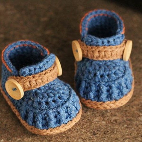 CROCHET PATTERN - Baby boys Booties Crochet Shoes "Jett Boots" Instant Download, Cute Boys Pattern, Modern boots English language only