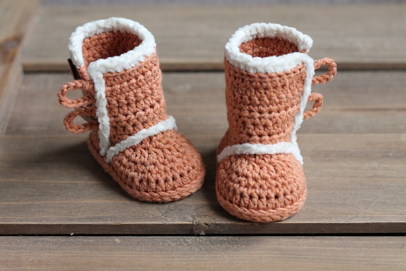 CROCHET PATTERN Winter Boots, PDF pattern, booties, slippers, baby boy or baby girl, cute snowboot Inventorium image 2