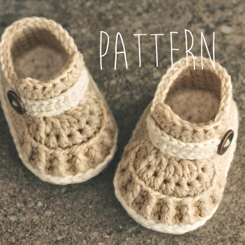 CROCHET PATTERN tiber Loafer Baby Boys Crochet Etsy