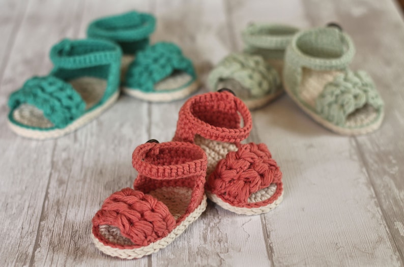 CROCHET PATTERN Ava Summer Sandals Beach Sandals crochet PDF image 4