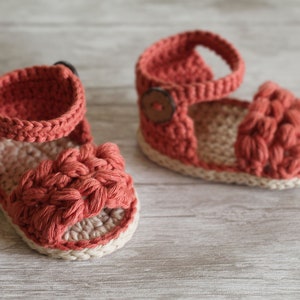 CROCHET PATTERN Ava Summer Sandals Beach Sandals crochet PDF image 3