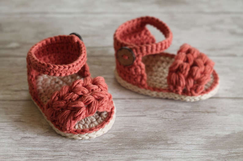 CROCHET PATTERN Ava Summer Sandals Beach Sandals crochet PDF image 3