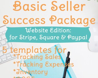 Website Seller Success Paket, Stripe Squarespace Templates - 5 Templates