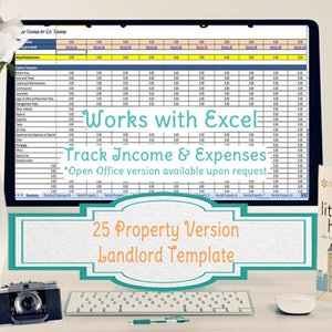 25 Property Tracking – Expense and Rental Income Tracking Template