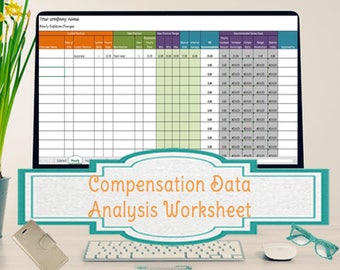 HR Compensation Data Analysis Worksheet, Salary Increase Guidelines Template