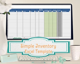 Simple Inventory Worksheet, Vendor Price Comparison and Supplies Conversion