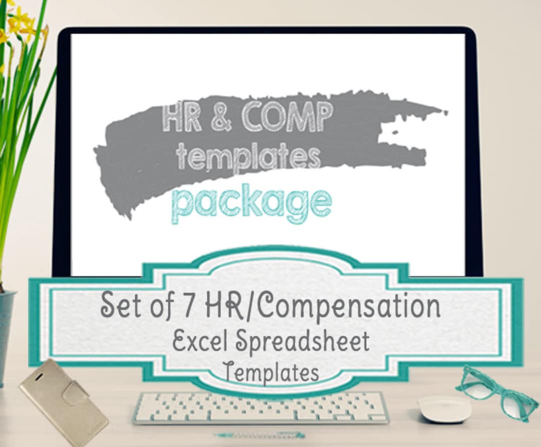 HR Compensation Spreadsheet Package - Set of 7 Excel Templates - Etsy