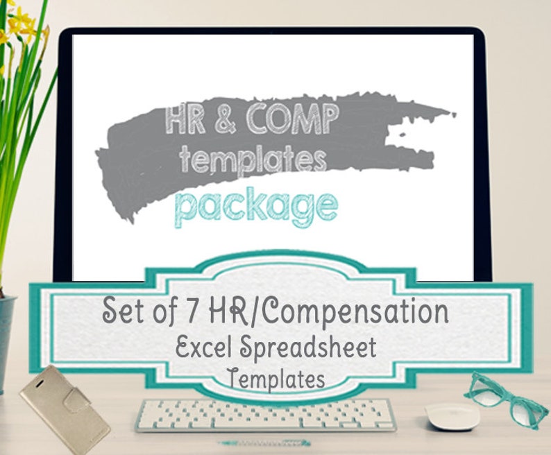HR Compensation Spreadsheet Package - Set of 7 Excel Templates - Etsy