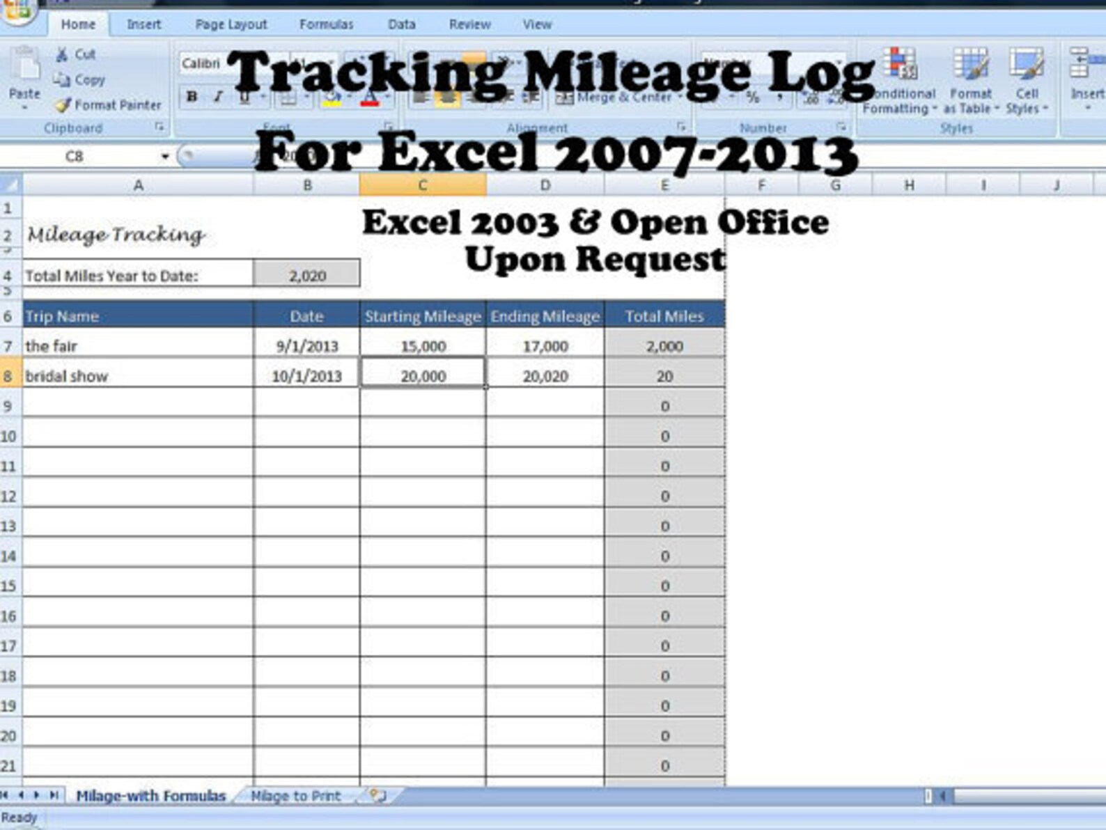 Tracking log. Tracking log