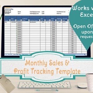 Profit Tracker, Sales Tracking Template - For Multiple Venues
