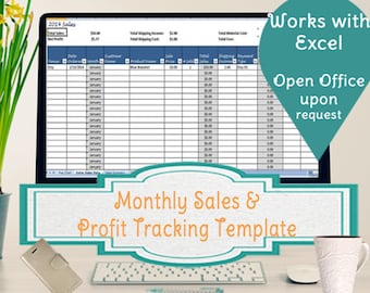 Profit Tracker, Sales Tracking Template - For Multiple Venues