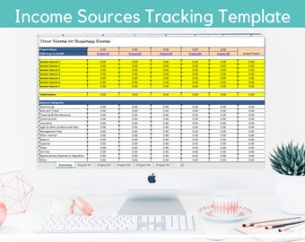 Income and Expenses Worksheet for Rental Property, Client Work, and Project Work