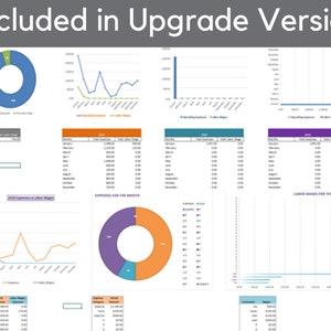 Expense Tracker, Business Expense Tracking, Overhead Expense Categories image 5