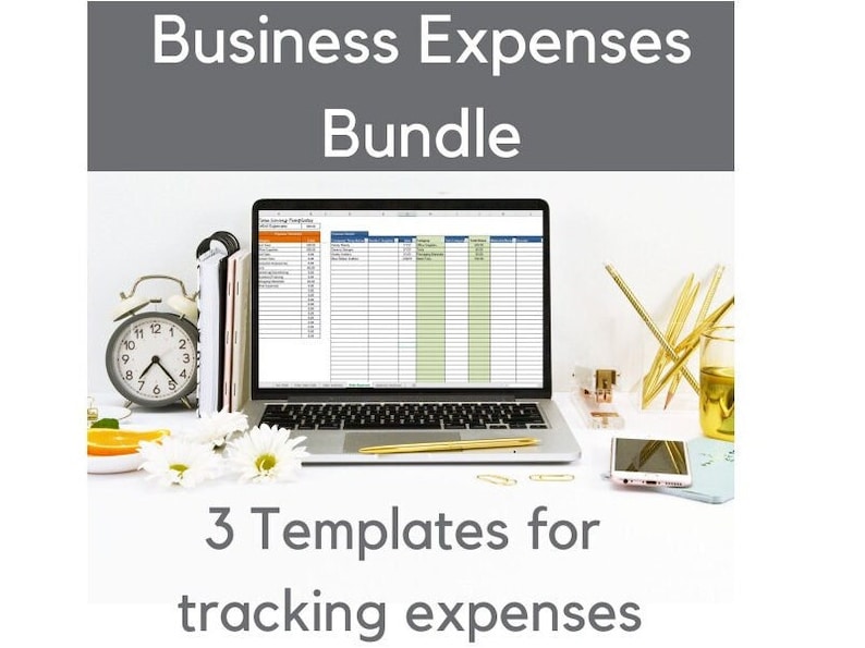 Expense Tracker, Business Expense Tracking, Overhead Expense Categories image 1