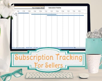 Monthly Subscription Box Tracking Template, Product of the Month Club Database Spreadsheet