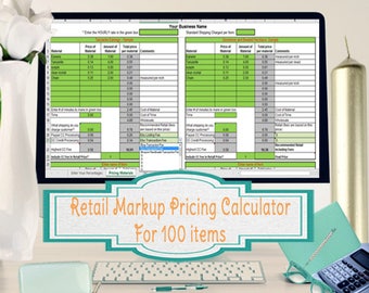 Retail Markup Calculator, Markup Pricing Formula, Excel Margin Formula