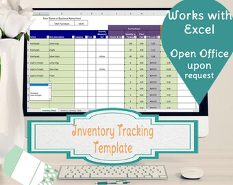 Inventory Tracking Template, Calculates Running Tally of Inventory on Hand