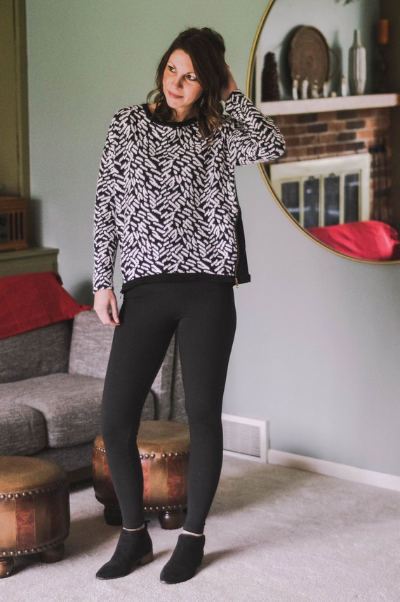 Women's Black Organic Cotton Leggings 