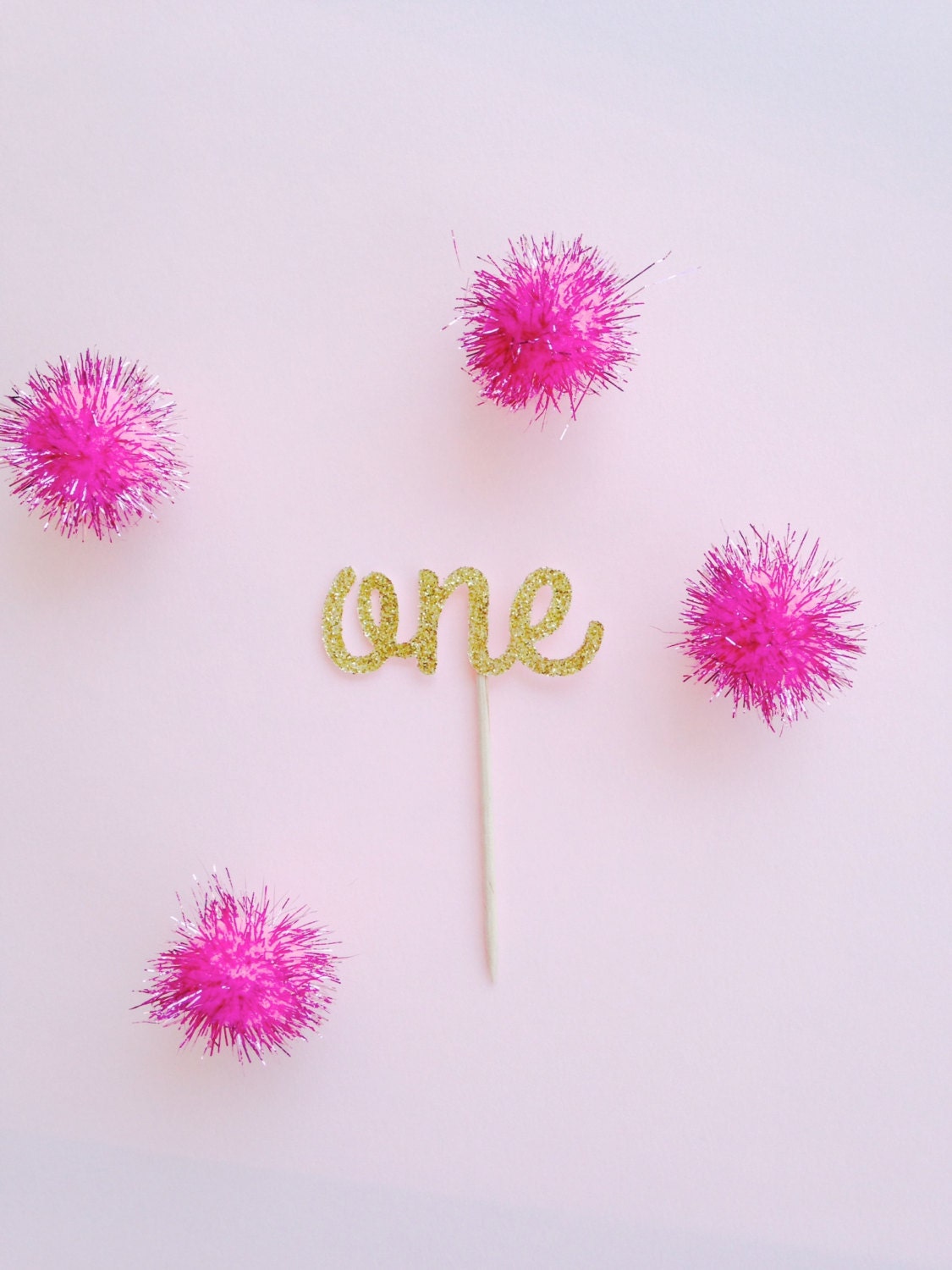 One Cupcake toppers- 12 Per order - 1st birthday - 1st Birthday party…