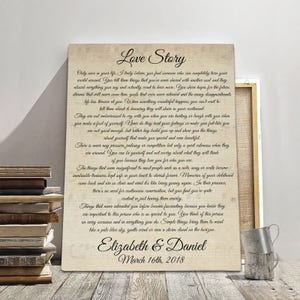 Song Lyrics Canvas Texte Auf Leinwand Hochzeit Song Texte Etsy