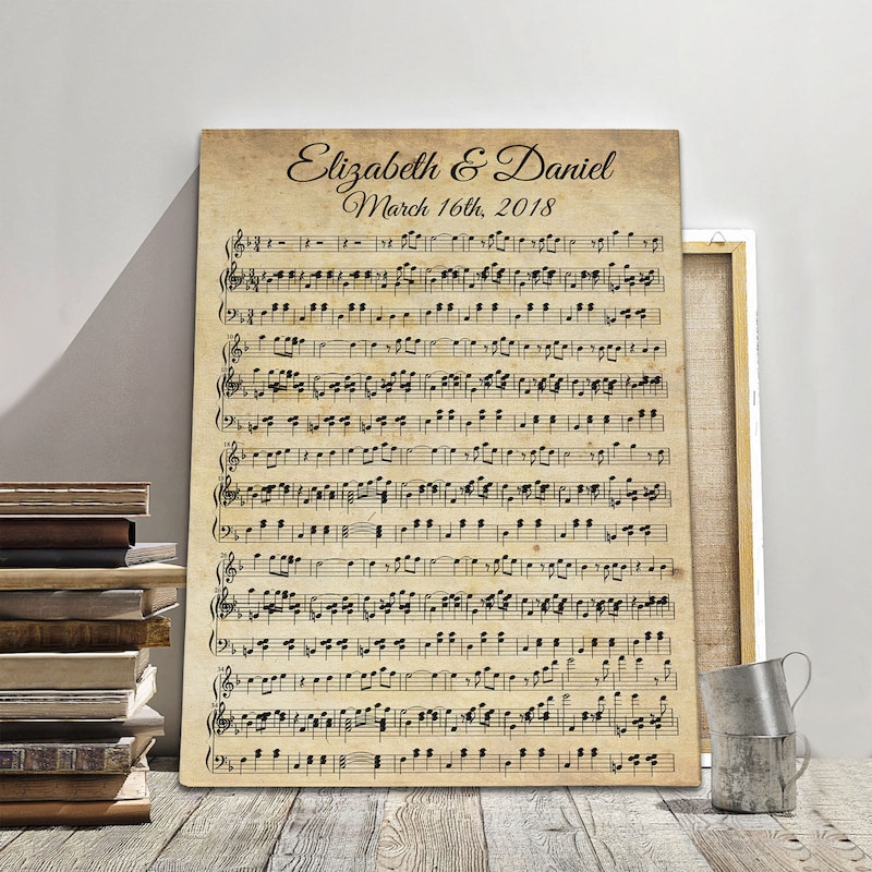 Music Sheet Art Etsy