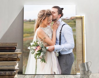 Picture canvas print, Canvas Prints, Personal photos to canvas, Cotton canvas print, Framed canvas print, Wall decor canvas, Wedding photo