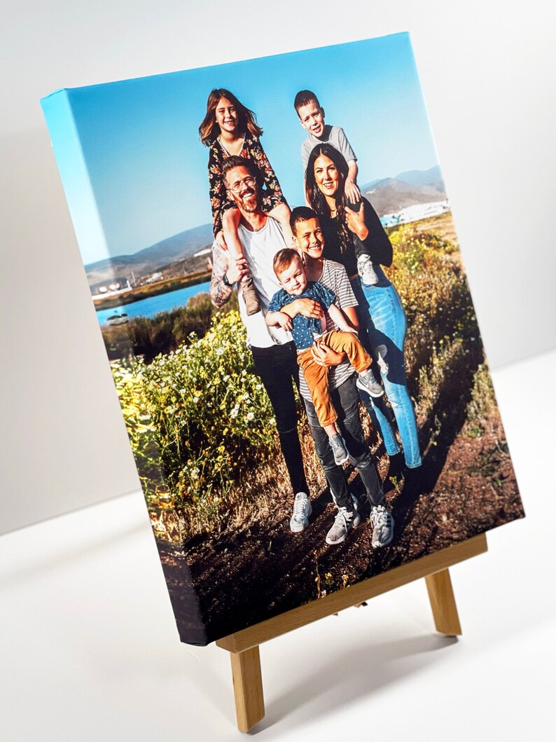 Any Photo to Canvas Photo Print on Canvas Your Photo Turn Etsy