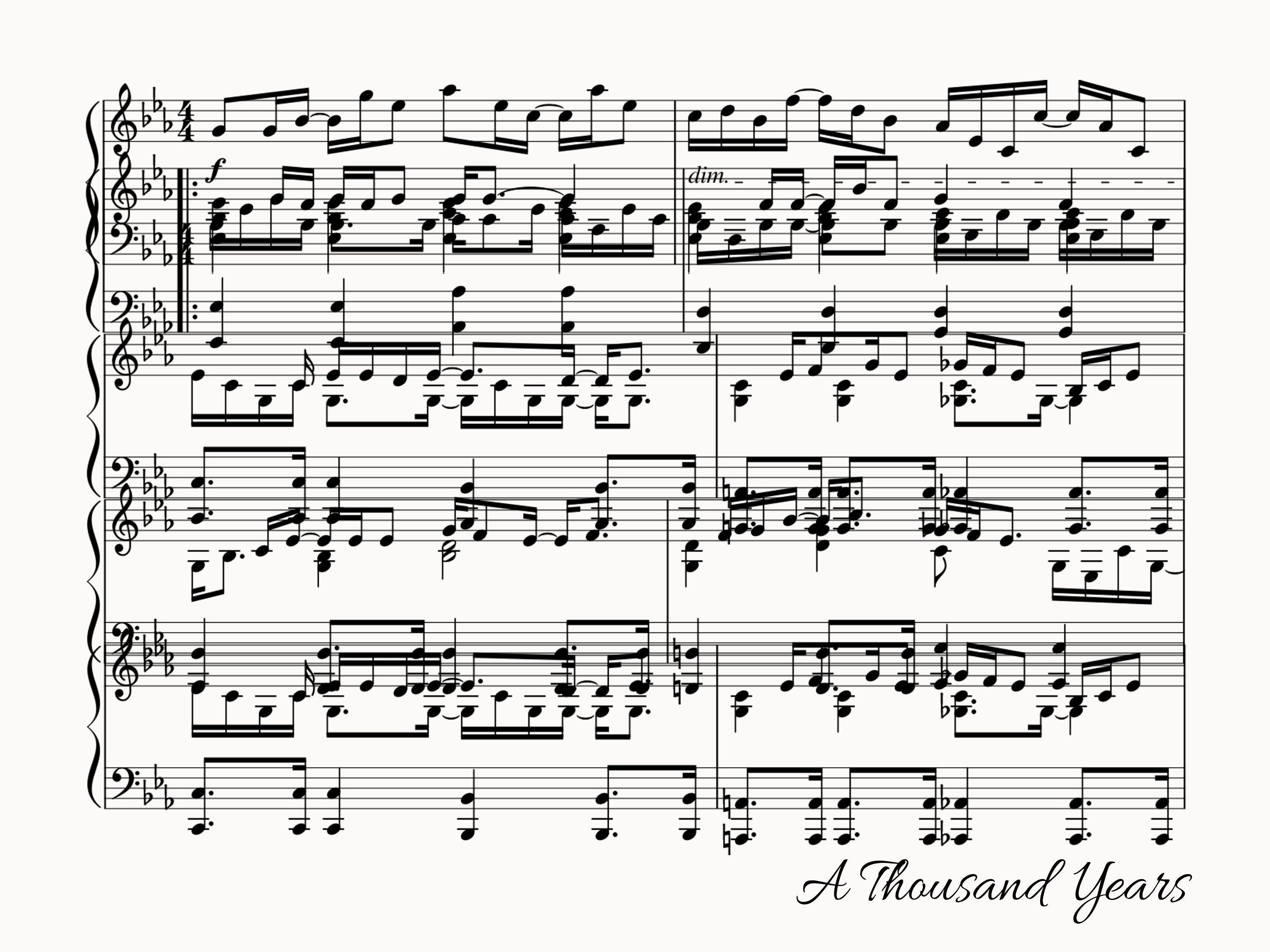 Personalized Song Music Notes Canvas, Cotton Anniversary Gift, Custom ...