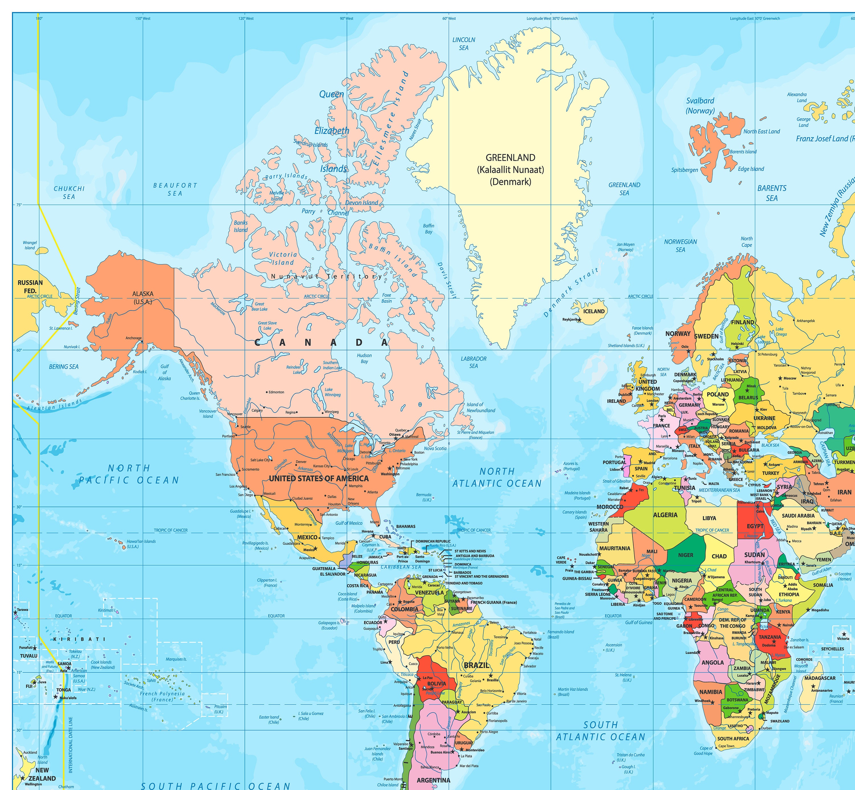 world map canvas world map decor large world map travel art etsy