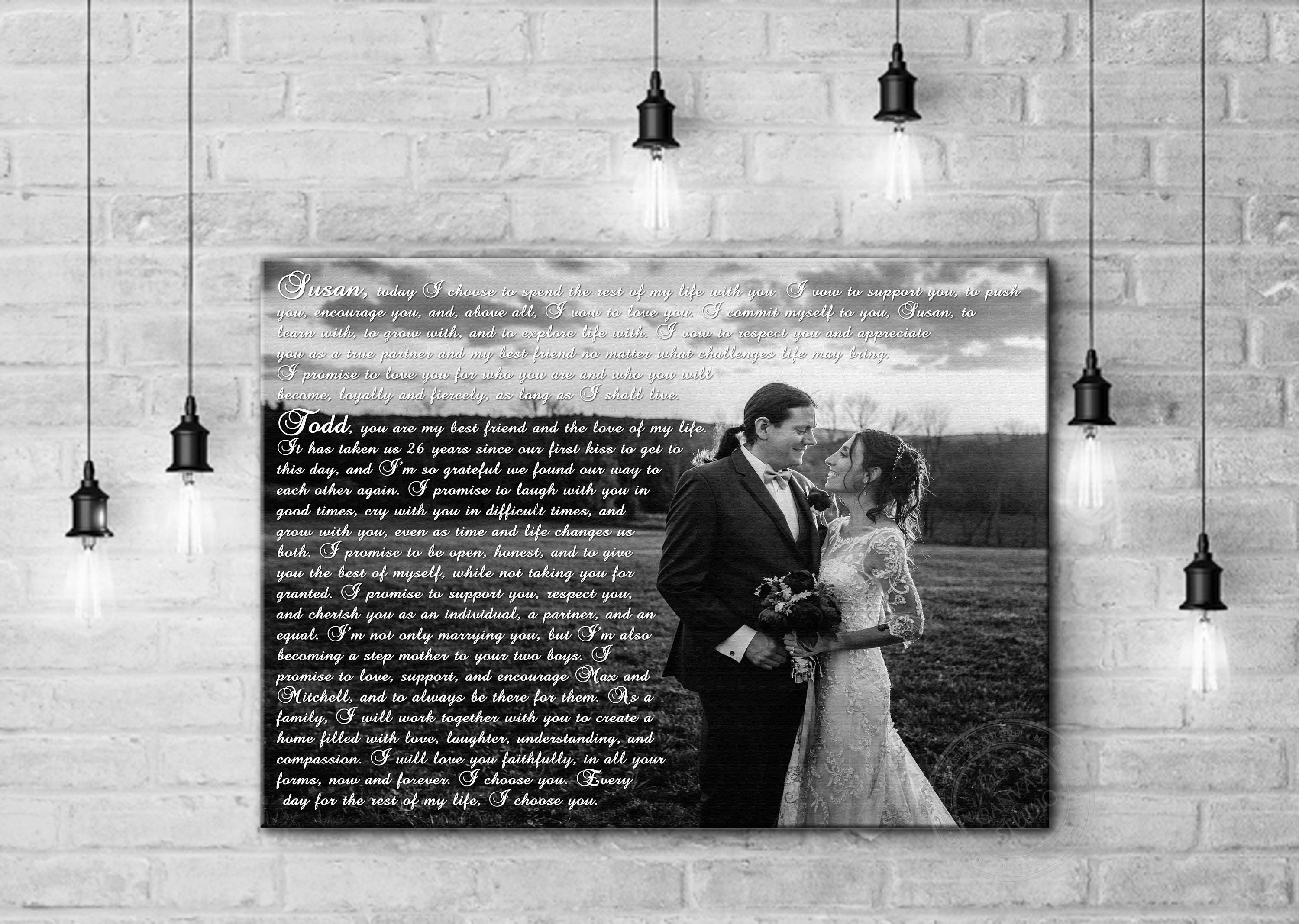 Personalized gift for husband personalized wedding photo Etsy