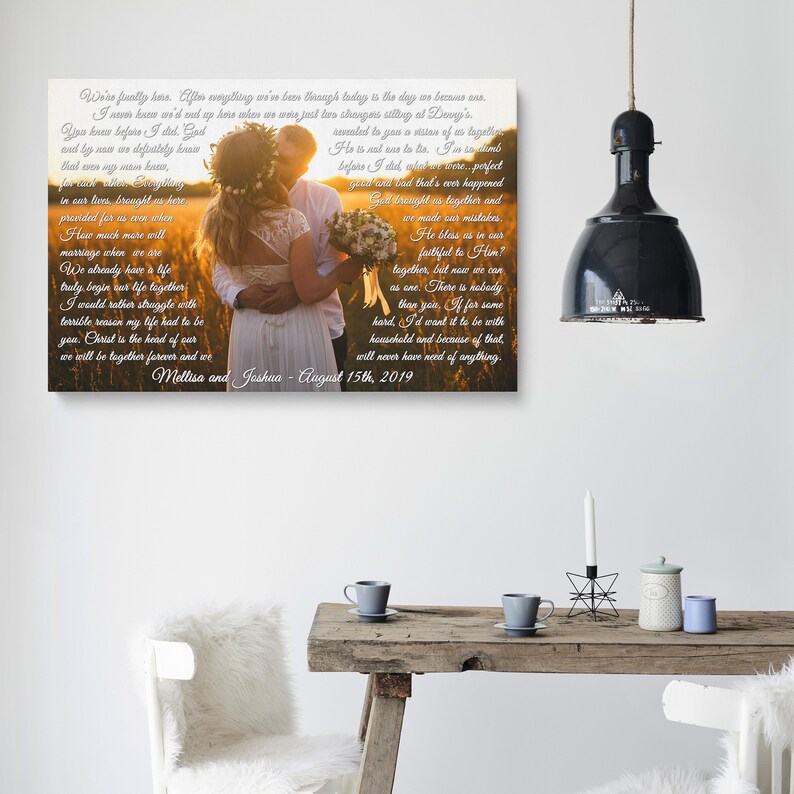 Photo Lyrics Canvas Song lyrics canvas Photo Song print Etsy