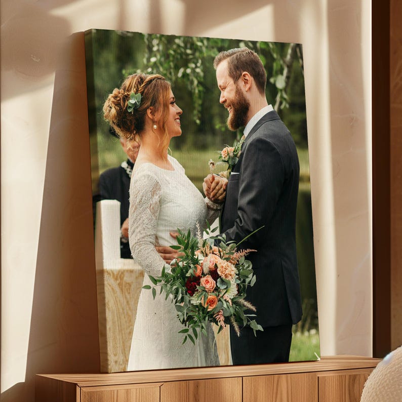 Any Picture Canvas Print - Your Photo into Framed Art (Ready to Hang) image 9
