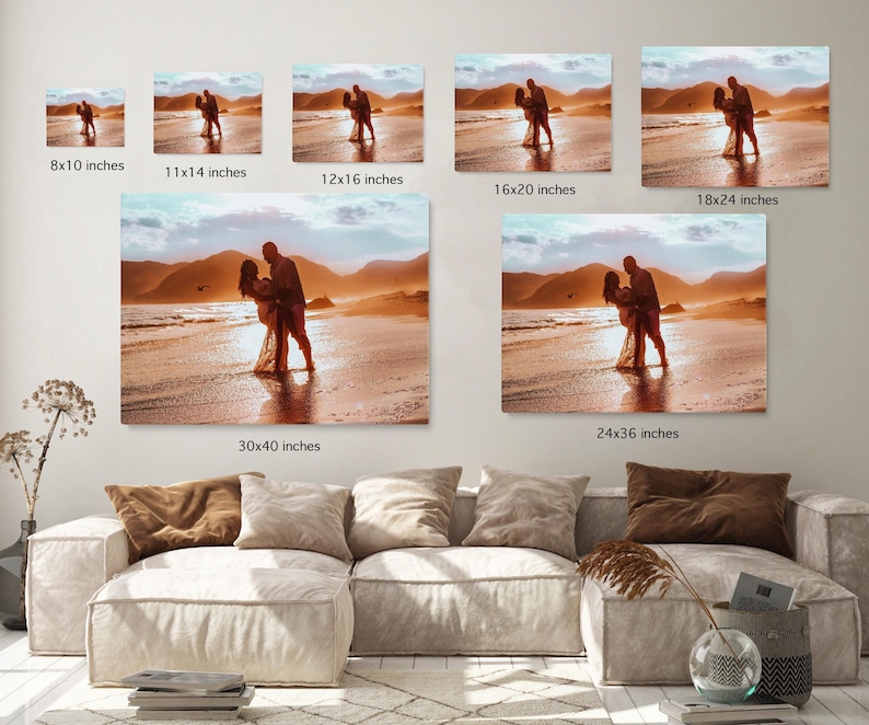 Any Picture Canvas Print - Your Photo into Framed Art (Ready to Hang) image 7