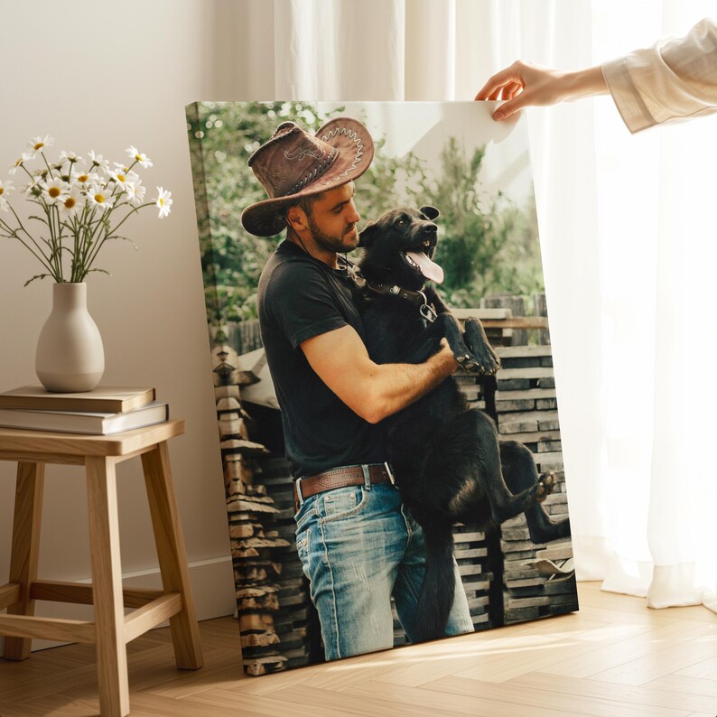 Any Picture Canvas Print - Your Photo into Framed Art (Ready to Hang) image 6