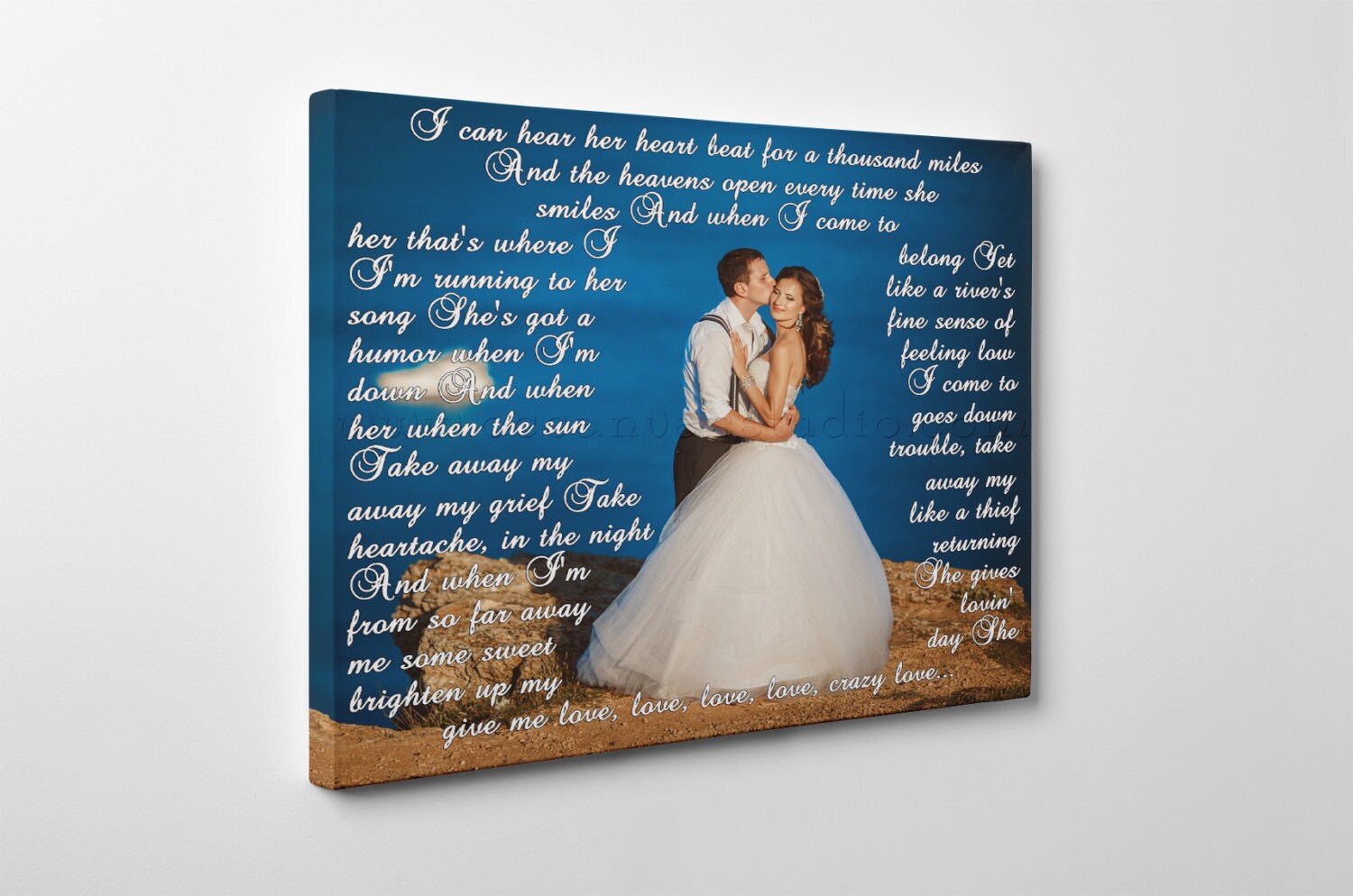 Custom song lyrics wall art custom song canvas custom lyrics Etsy