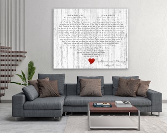 First Dance Lyrics On Canvas, Your Wedding Song On Canvas, Heart Shaped Song Lyrics, Song Lyrics Art, Song Lyrics Canvas, Custom Song Lyrics