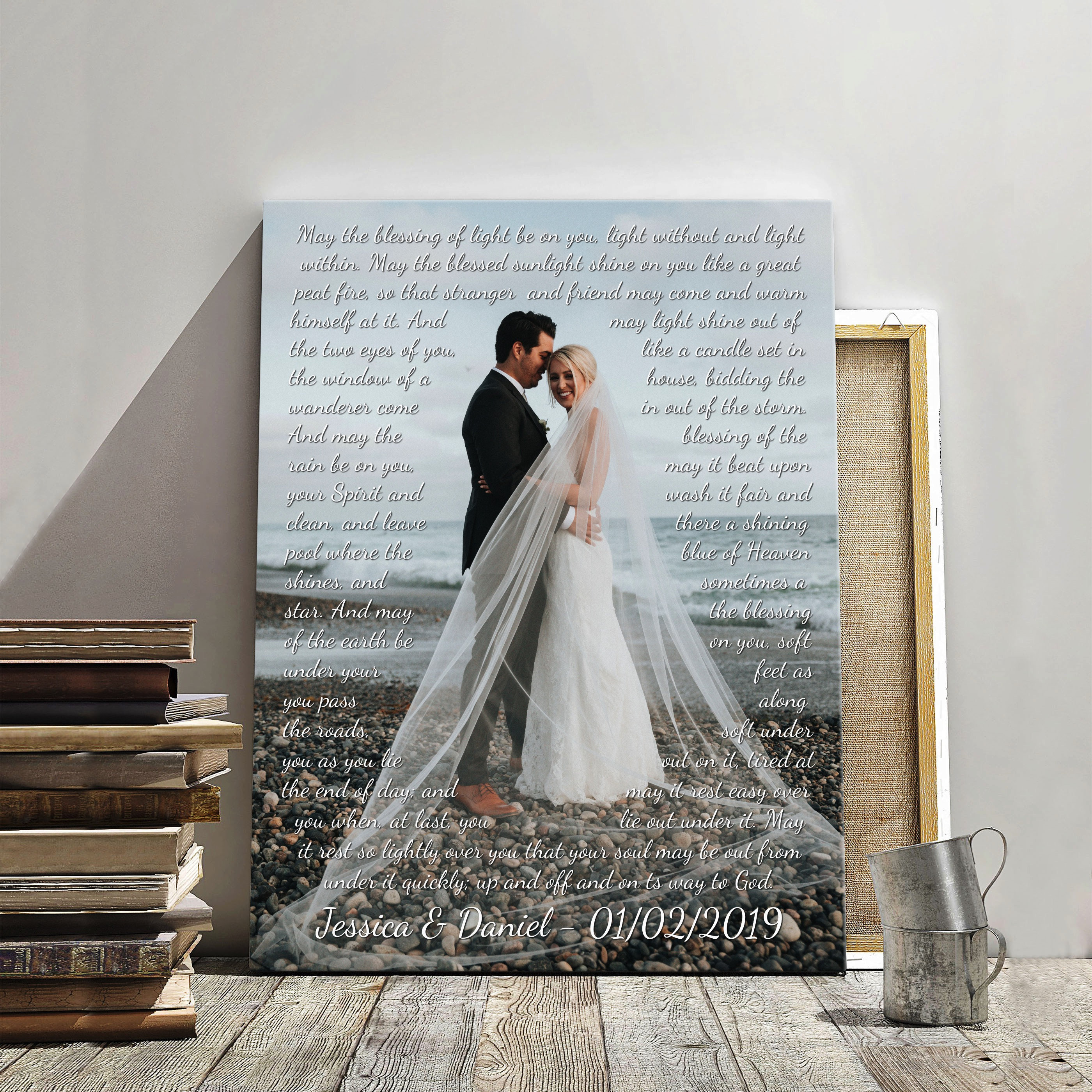 Song lyrics canvas print Custom wedding song print Framed Etsy