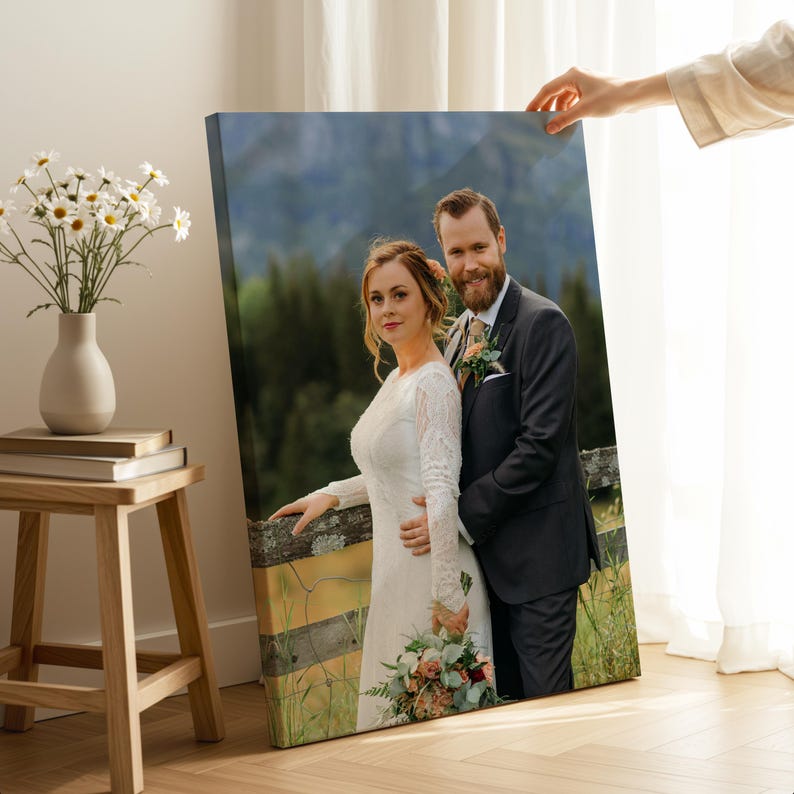 Custom Photo Canvas Print | Personalized Wall Art | Ready to Hang Home Decor Gift afbeelding 1