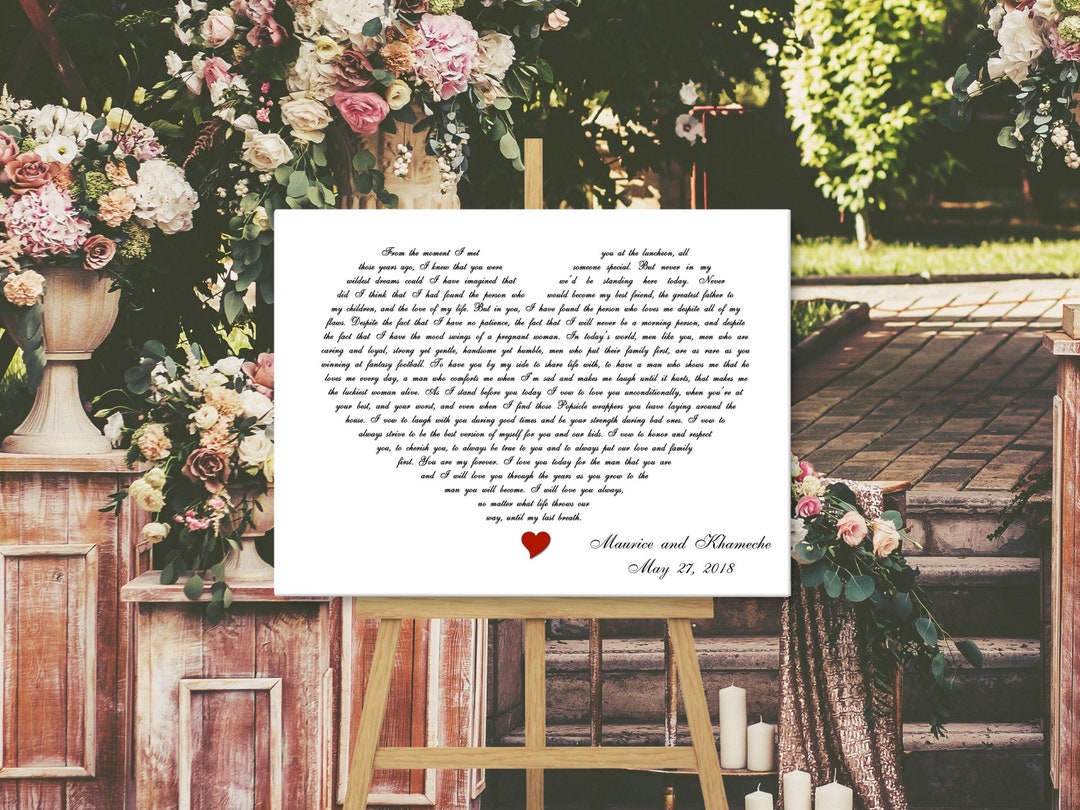 Personalized Song Lyrics Wall Hanging Song Lyrics Print on Etsy