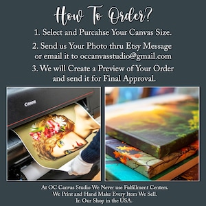 Any Picture Canvas Print - Your Photo into Framed Art (Ready to Hang) image 5