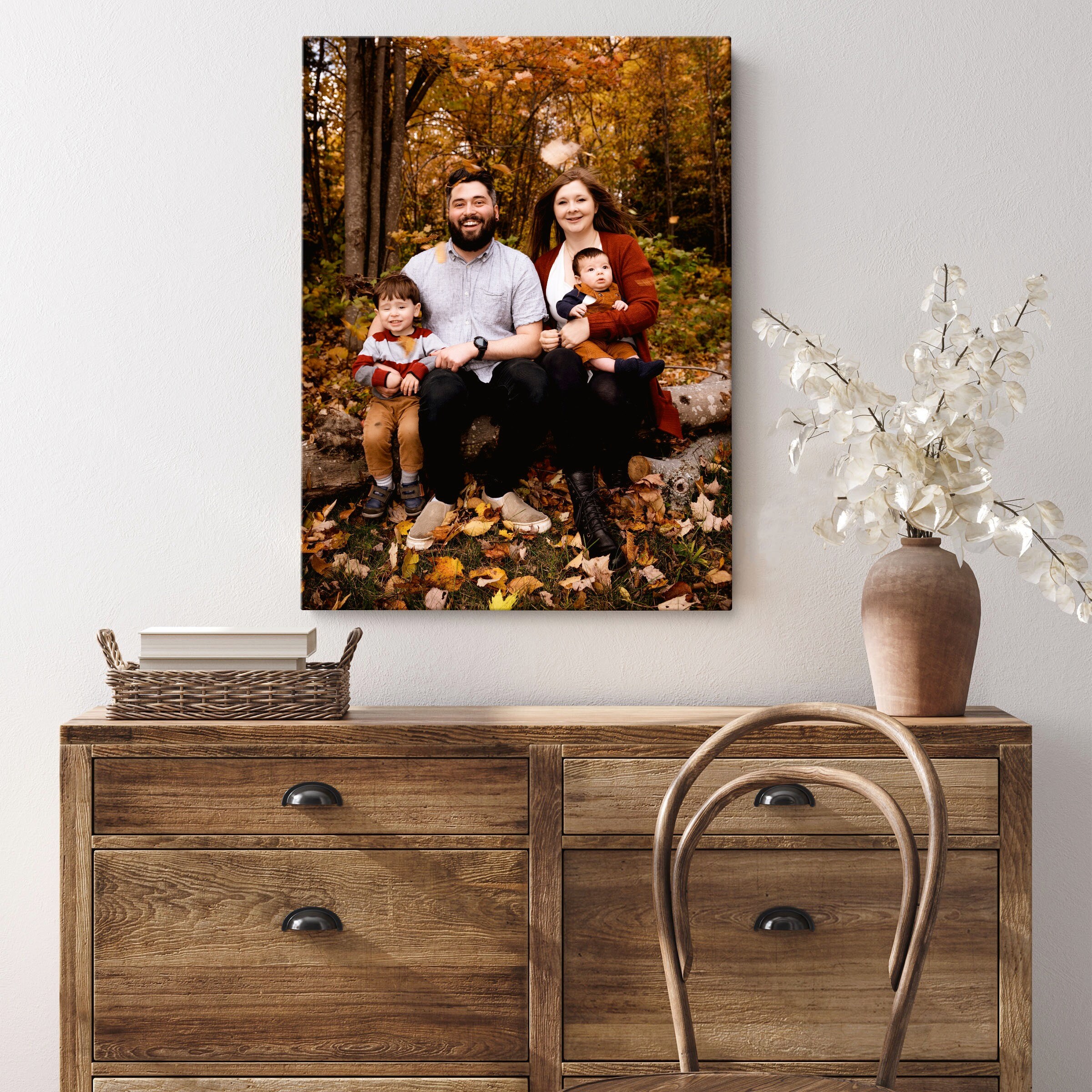 Family photo canvas print Photos to canvas Family picture Etsy