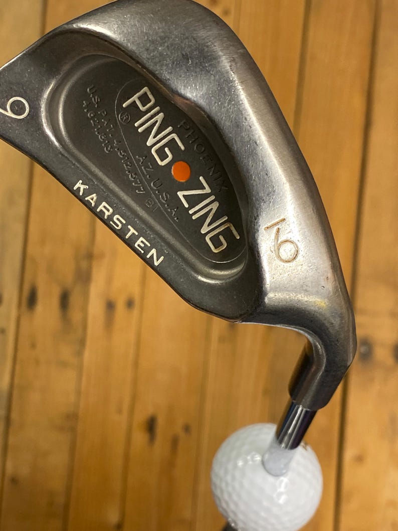 Guinness Beer Tap Handle Ping 9 Iron Golf Club and Ball 画像 5