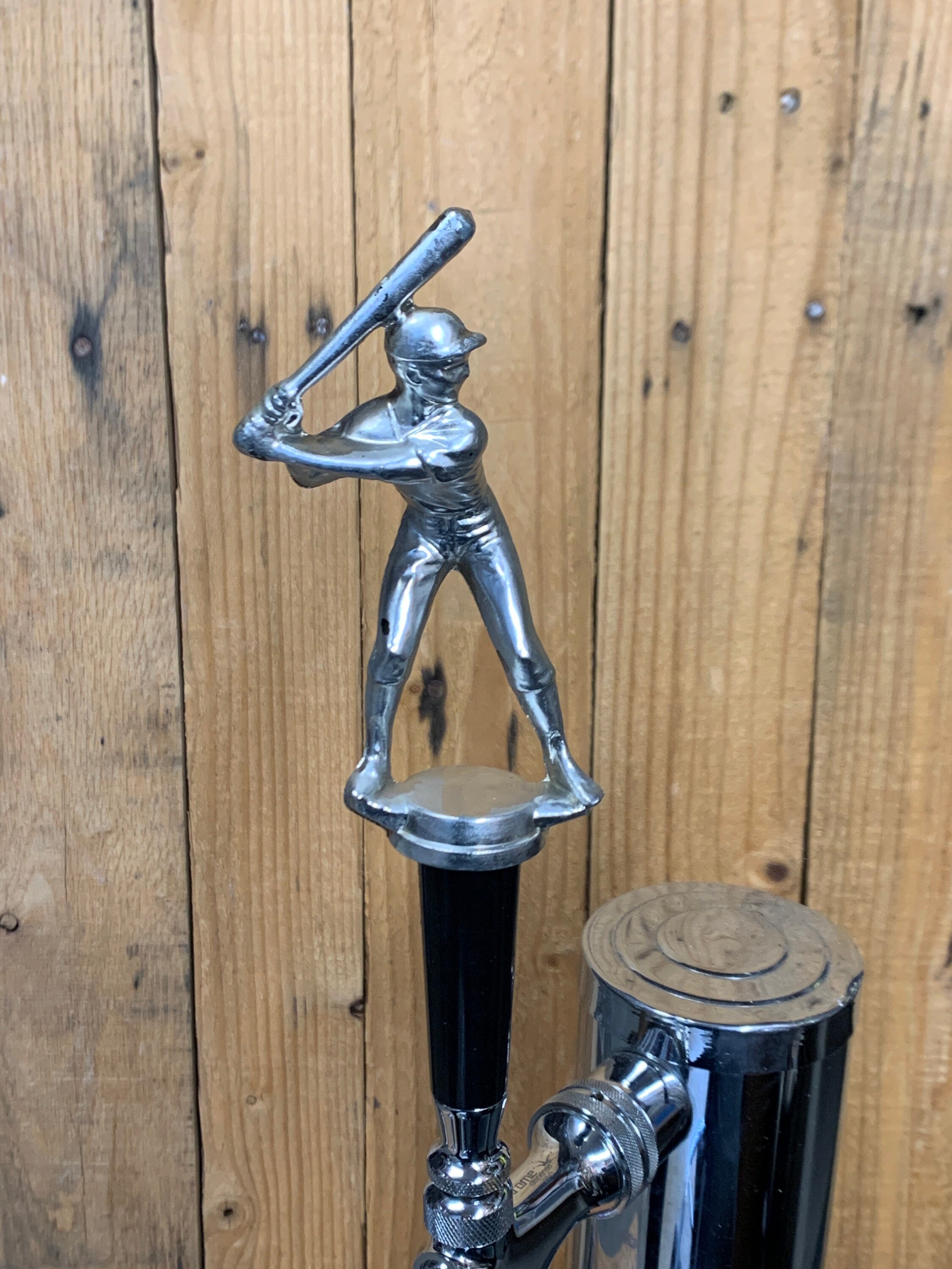 Baseball Beer Keg Tap Handle for Kegerator Vintage Silver Etsy UK