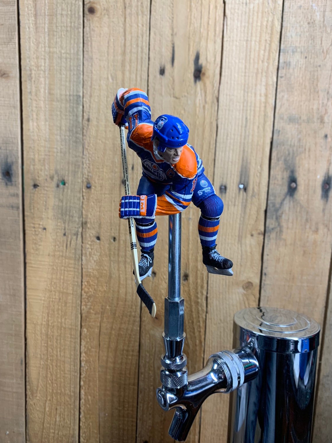 Edmonton Oilers Hockey Beer Keg Tap Handle NHL Mark Messier Etsy