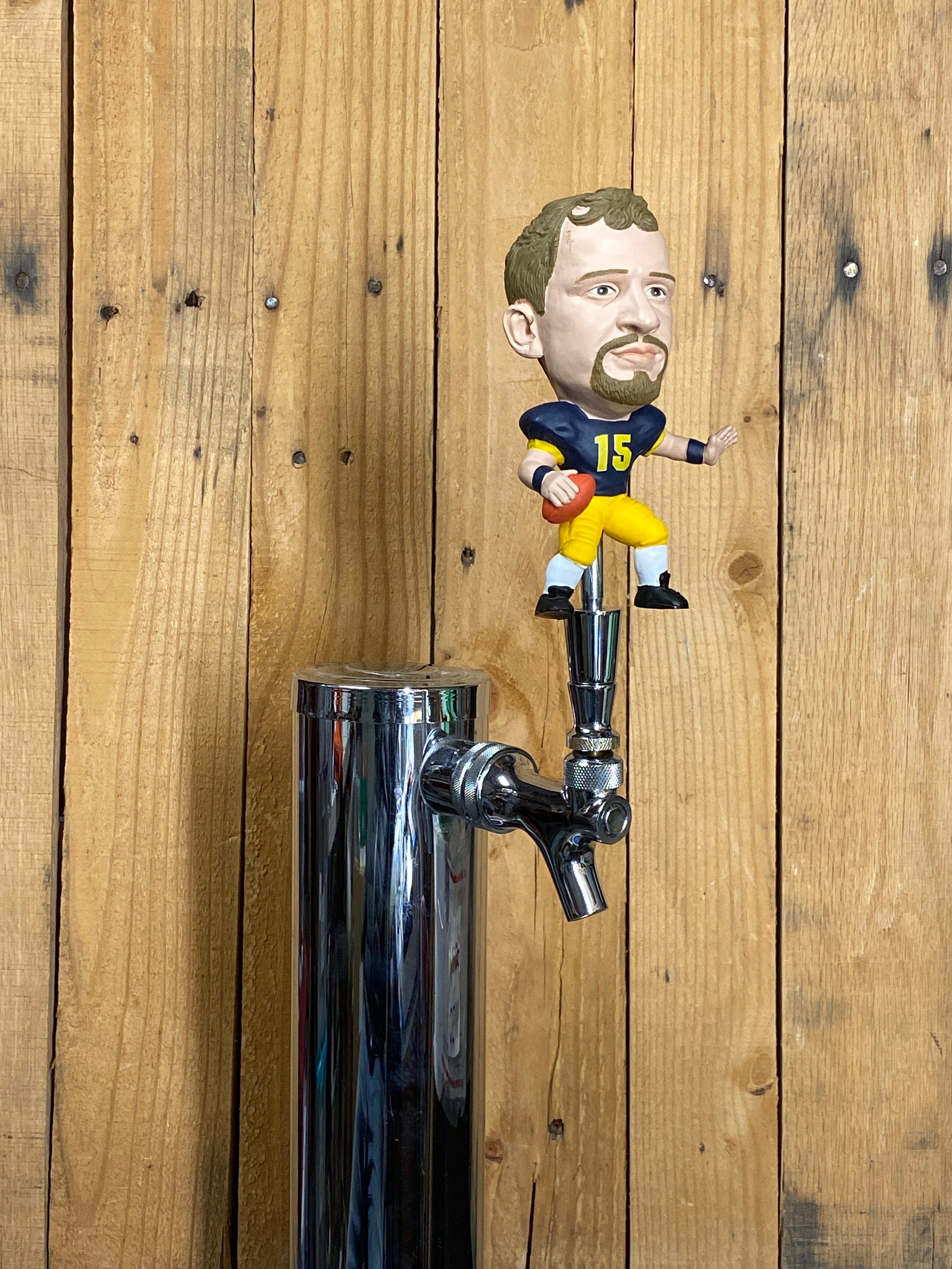 Michigan Wolverines Football Tap Handle for Beer Keg Kegerator